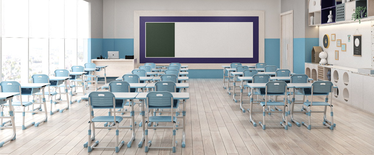 Phối cảnh sản phẩm Kota Plus trong lớp học