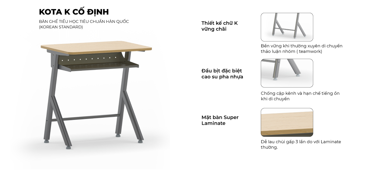 Tổng Hợp Đặc Điểm Bàn KOTA K