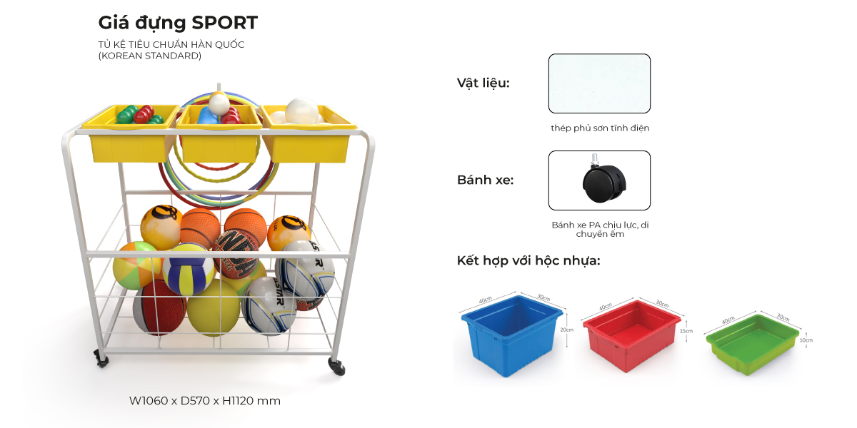 Tổng Hợp Đặc Điểm Giá Đựng Sport