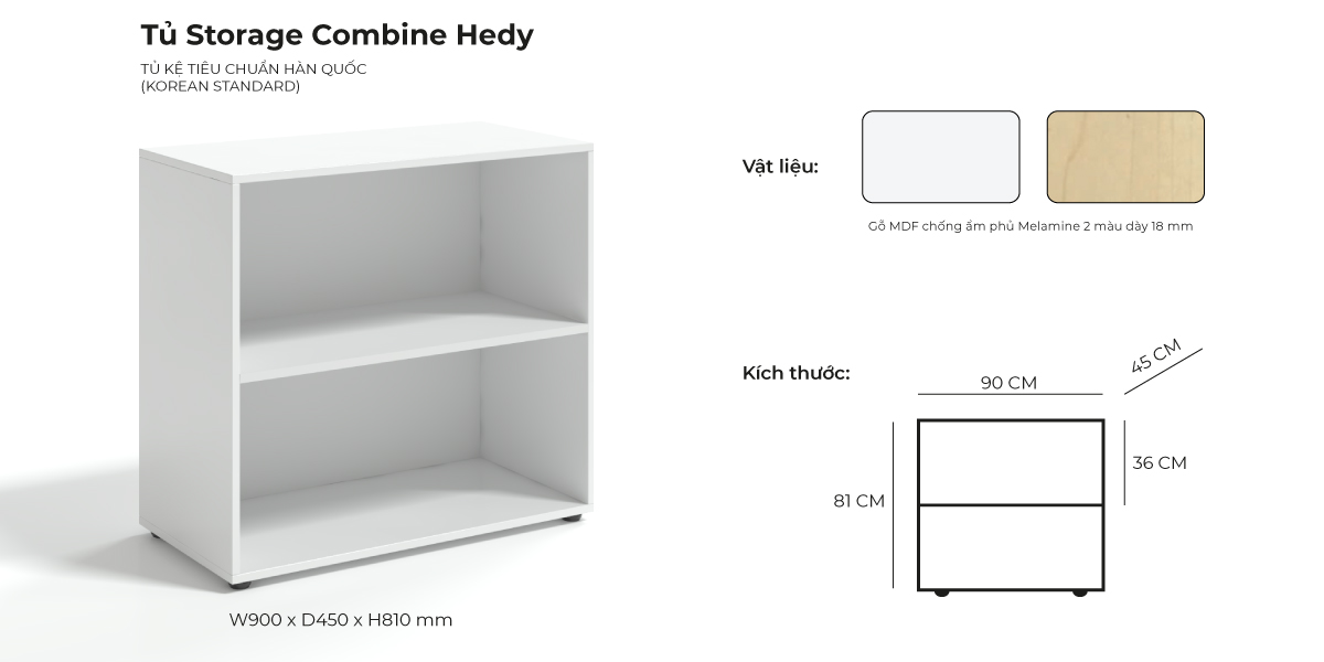 Tổng Hợp Đặc Điểm Tủ Storage Combine Hedy