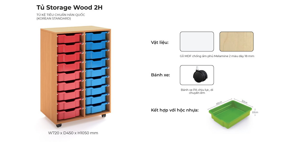 Tổng Hợp Đặc Điểm Tủ Storage Wood 2H