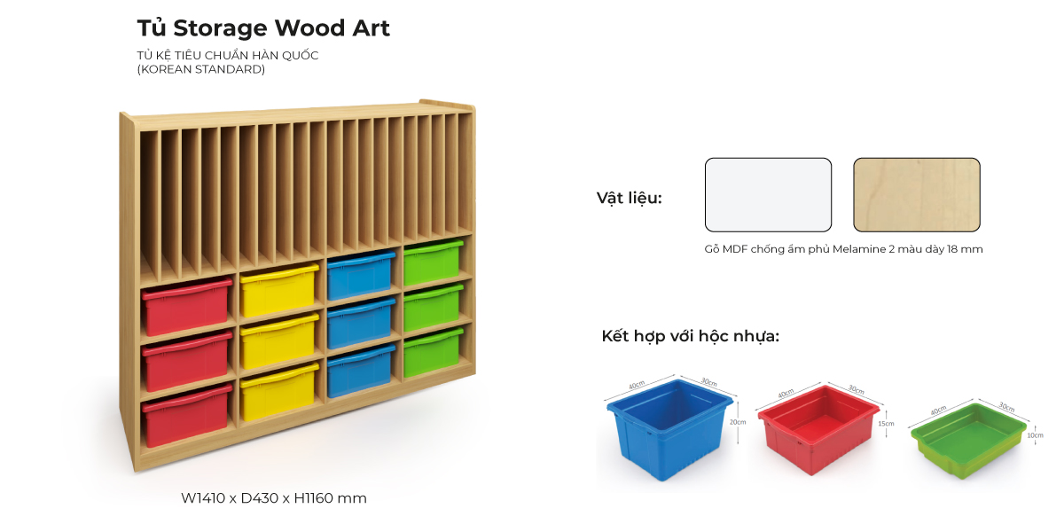 Tổng Hợp Đặc Điểm Tủ Storage Wood Art