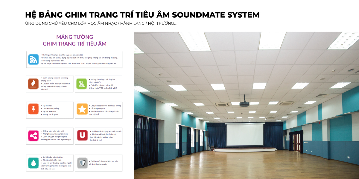 Tổng Hợp Đặc Điểm Hệ Bảng Ghim Tiêu Âm SoundMate System