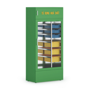 Tủ Đựng Hóa Chất INOX Nhiều Ngăn