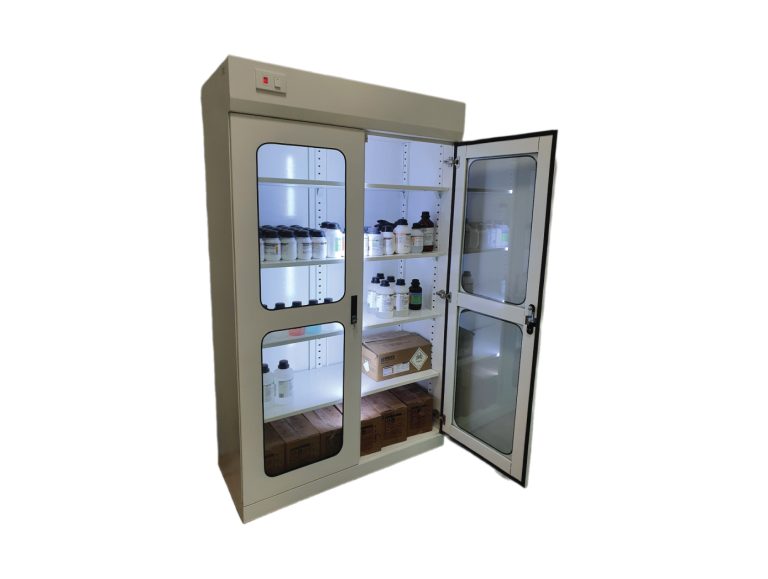 Tủ Đựng Hóa Chất Có Lọc Hấp Thụ (Tủ Sắt)