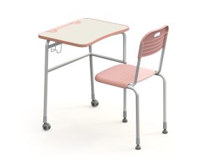 Combo Bàn Ghế Kota 2 Bánh Xe